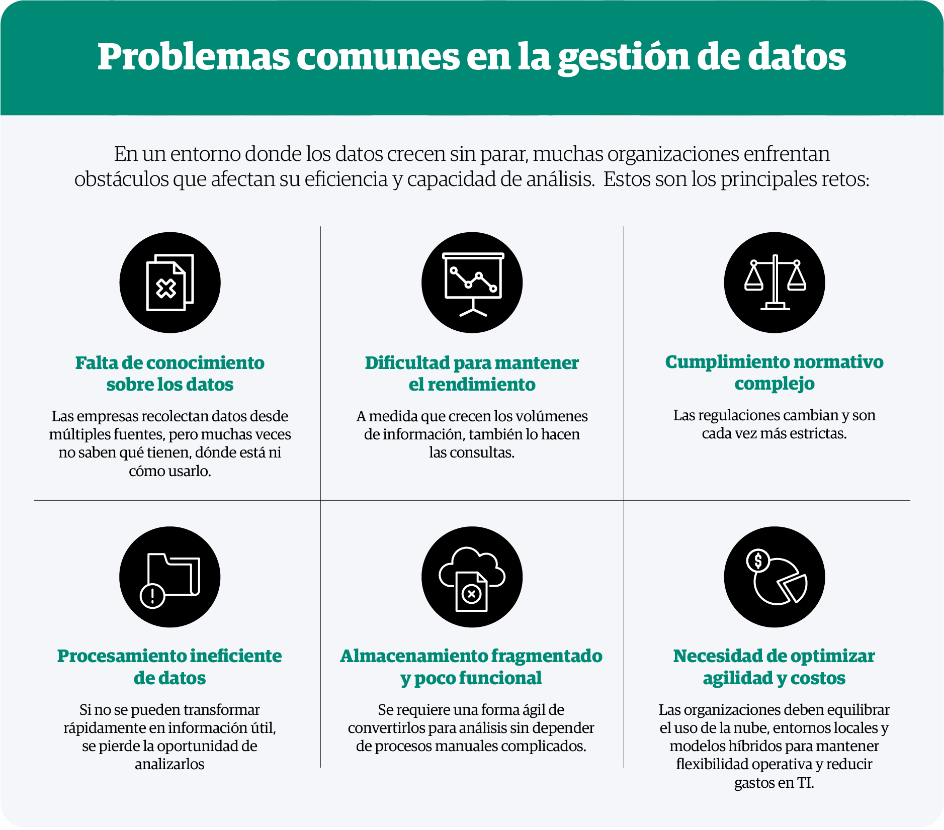 infografia-problemas-comunes-en-la-gestion-de-datos